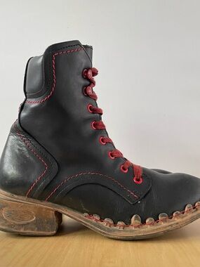 Rovers 42003 Crust Costa Leather Lace-Up Ankle Boots | EU 38